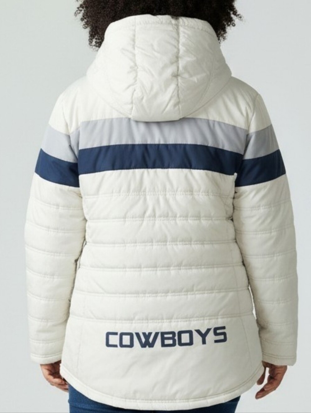 NFL Team Apparel Dallas Cowboys Hooded Puffer Jacket